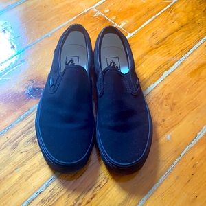 Vans slip ons, size 9